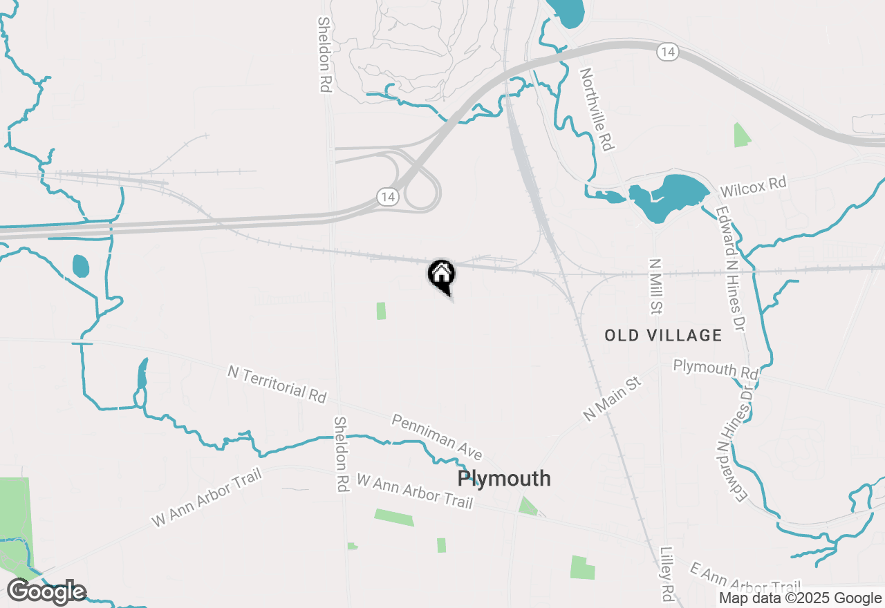 Map of 1163 Junction Street, Plymouth, MI 48170