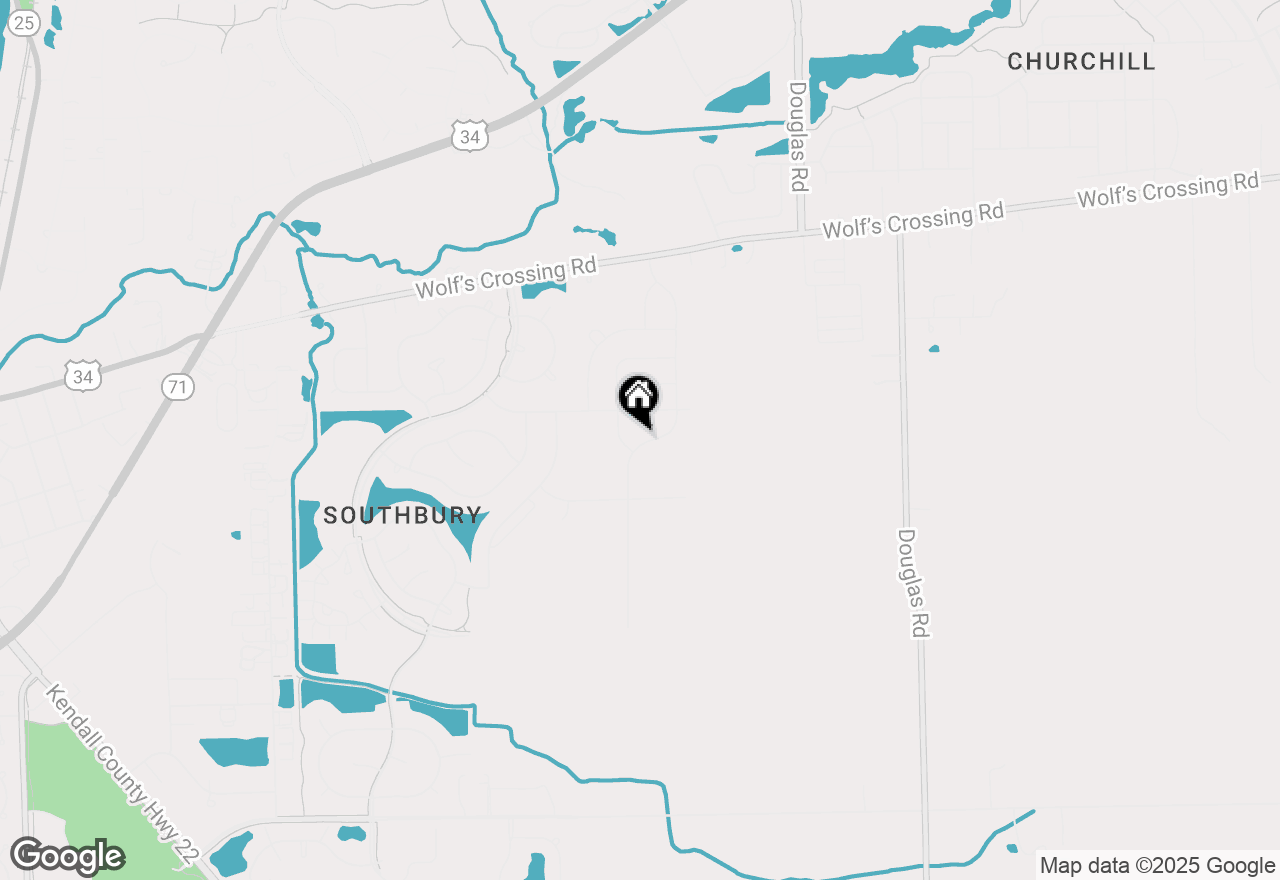 Map of 171 Piper Glen Avenue, Oswego, IL 60543