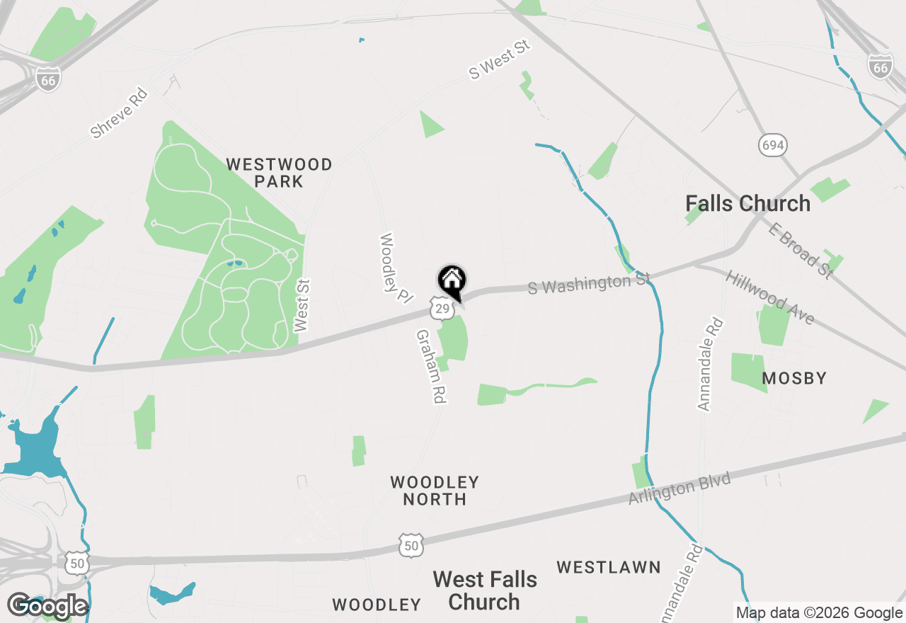 Map of 2784 Devonshire Garden Court, Falls Church, VA 22042