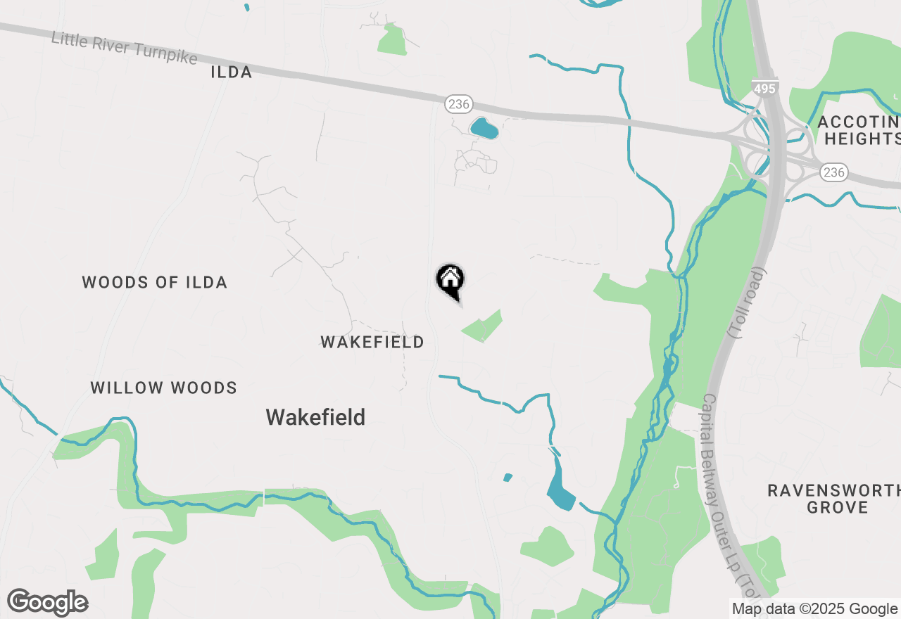 Map of 8454 Toll House Road, Annandale, VA 22003
