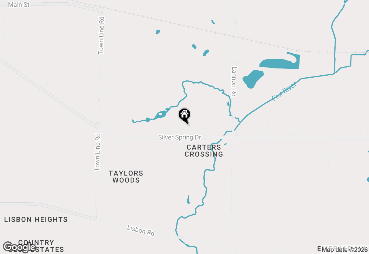 Map of N56W20980 Carnoustie Way, Menomonee Falls, WI 53051