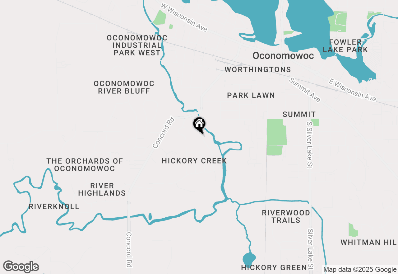 Map of 720 Summer Creek Rd, Oconomowoc, WI 53066