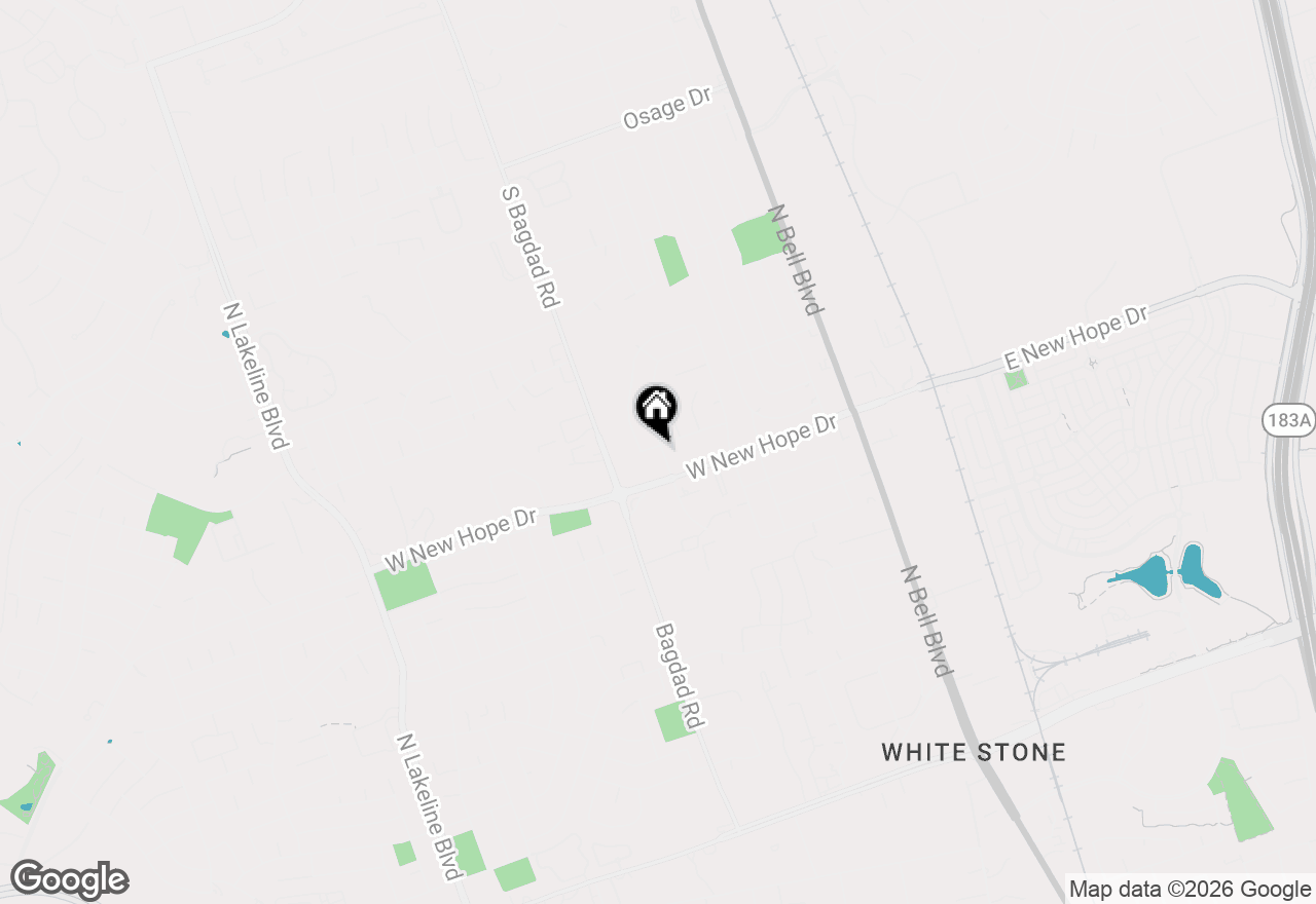 Map of 800 Orchard St, Cedar Park, TX 78613