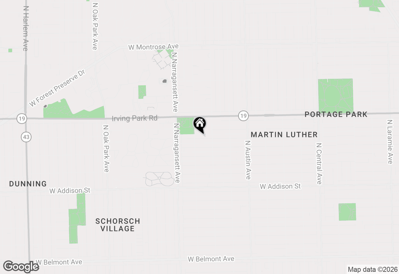 Map of 6243 W Byron Street, Chicago, IL 60634