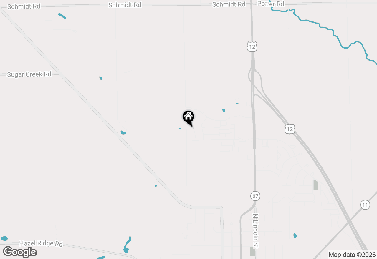 Map of 947 Voss Rd, Elkhorn, WI 53121