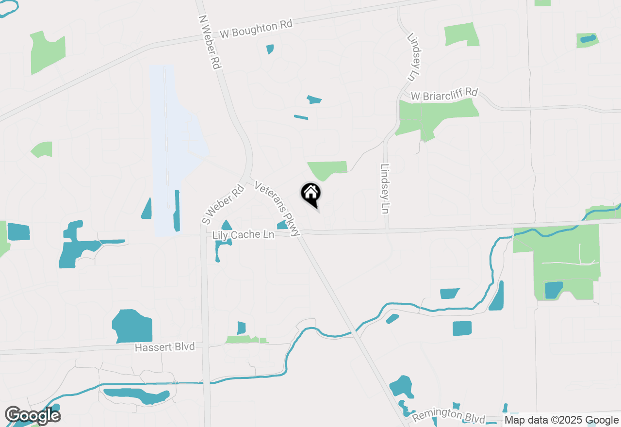 Map of 268 Picardy Lane, Bolingbrook, IL 60440