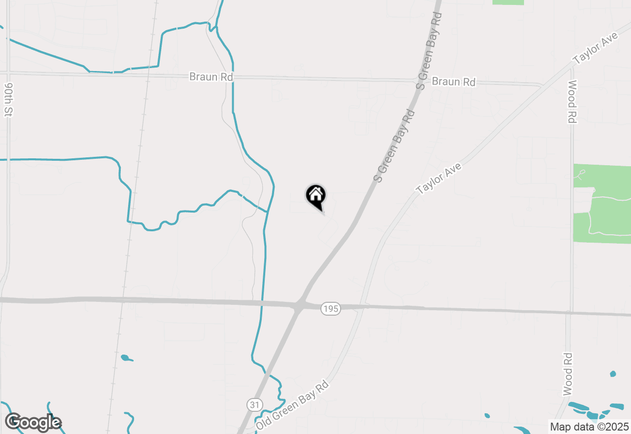 Map of 7105 Fair Oaks Rd, Mount Pleasant, WI 53403