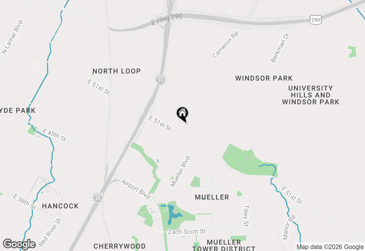 Map of 1313 E 52nd St #101, Austin, TX 78723