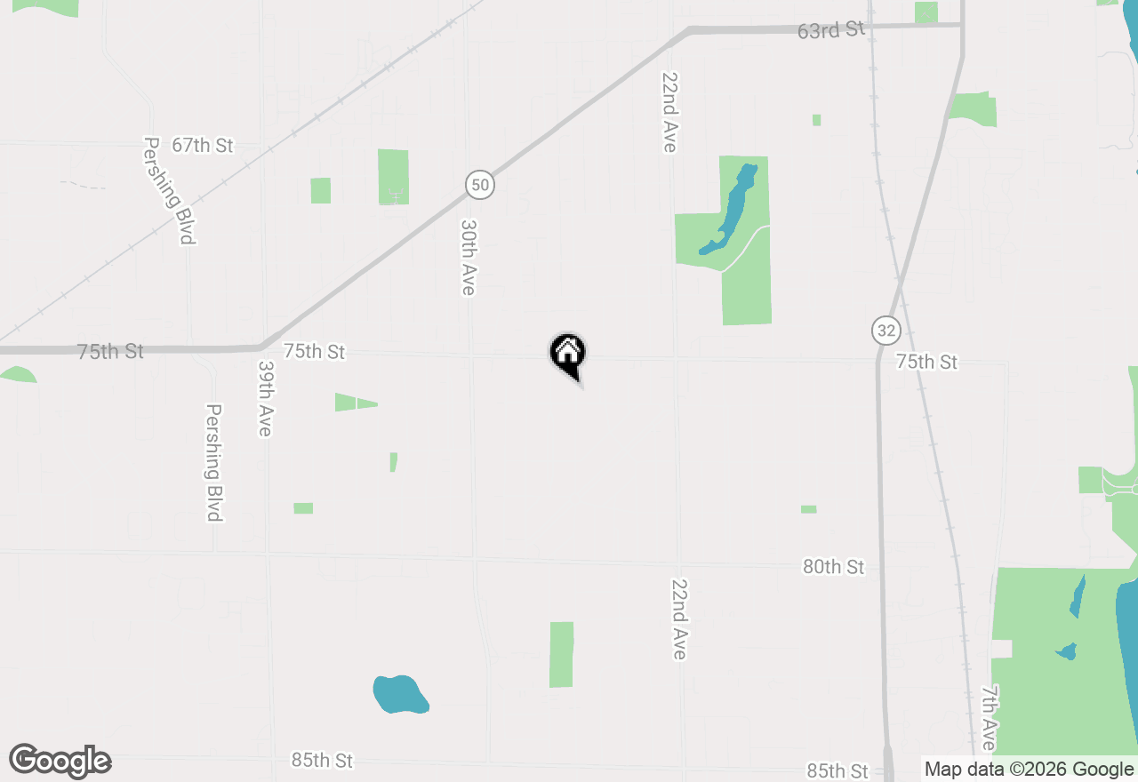 Map of 7540 26th Ave, Kenosha, WI 53143