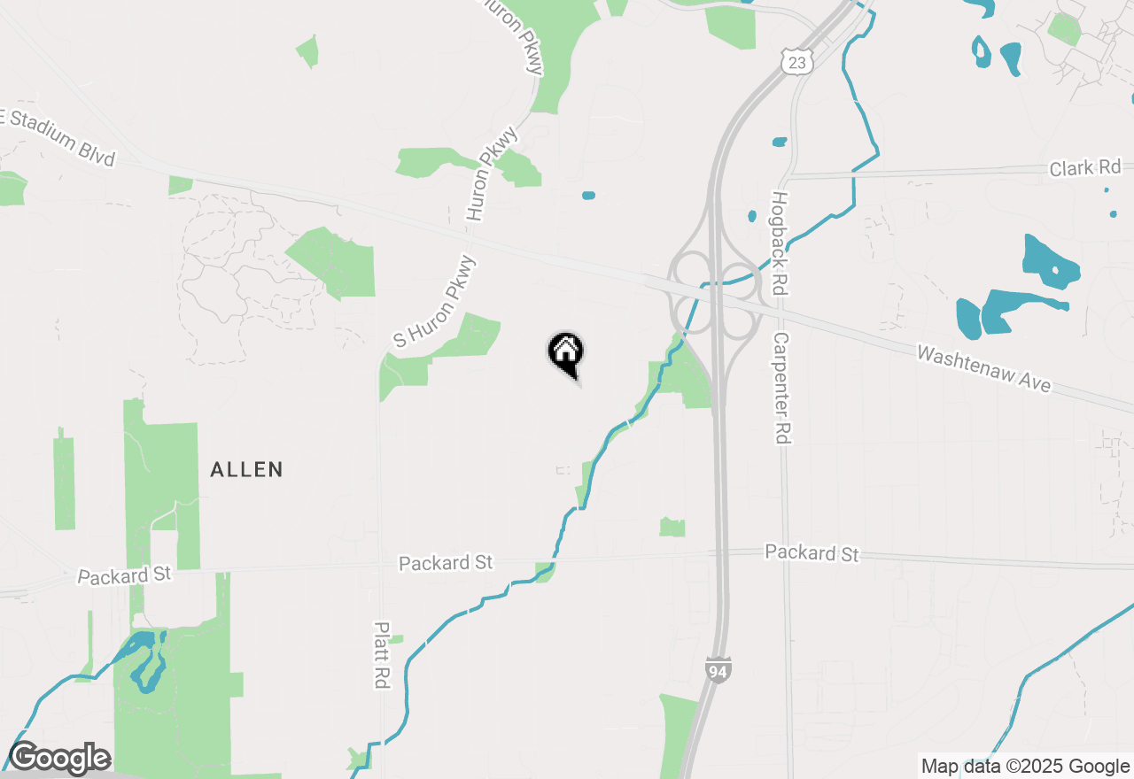 Map of 3457 Richard Street, Ann Arbor, MI 48104