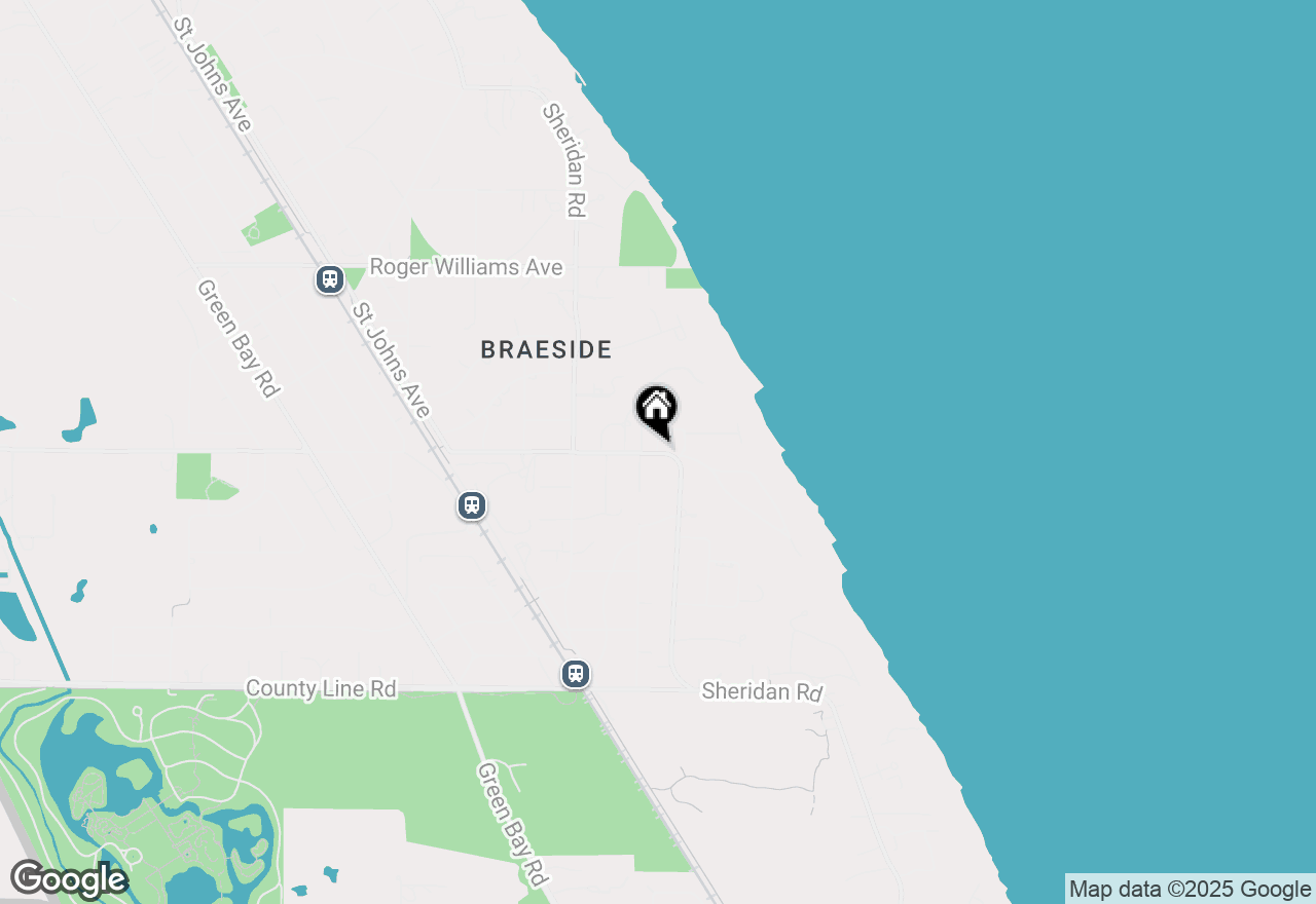 Map of 405 Sheridan Road, Highland Park, IL 60035