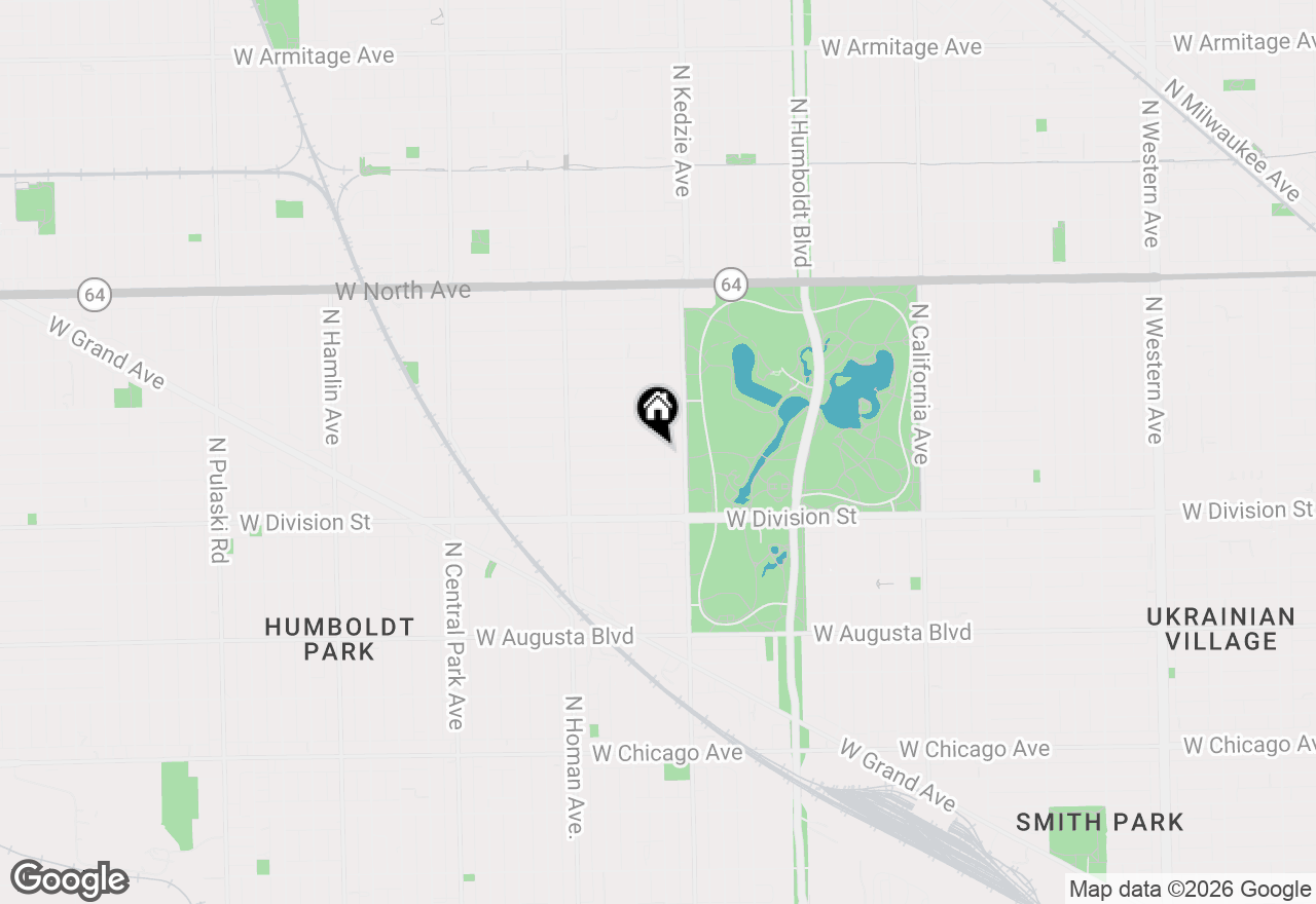 Map of 3226 W Potomac Avenue #1R, Chicago, IL 60651