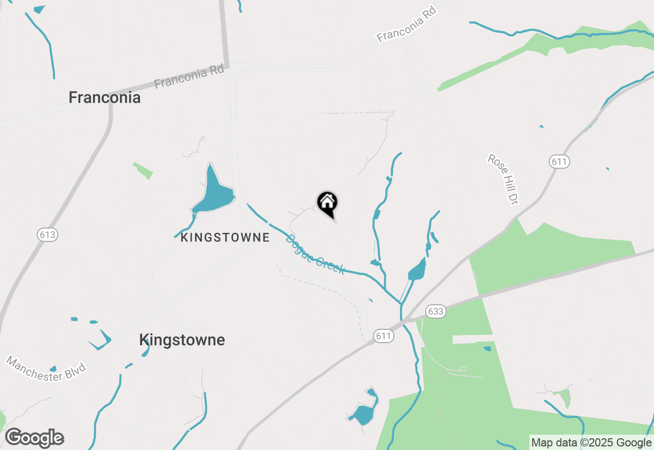 Map of 6607 Castle Bar Court, Alexandria, VA 22315