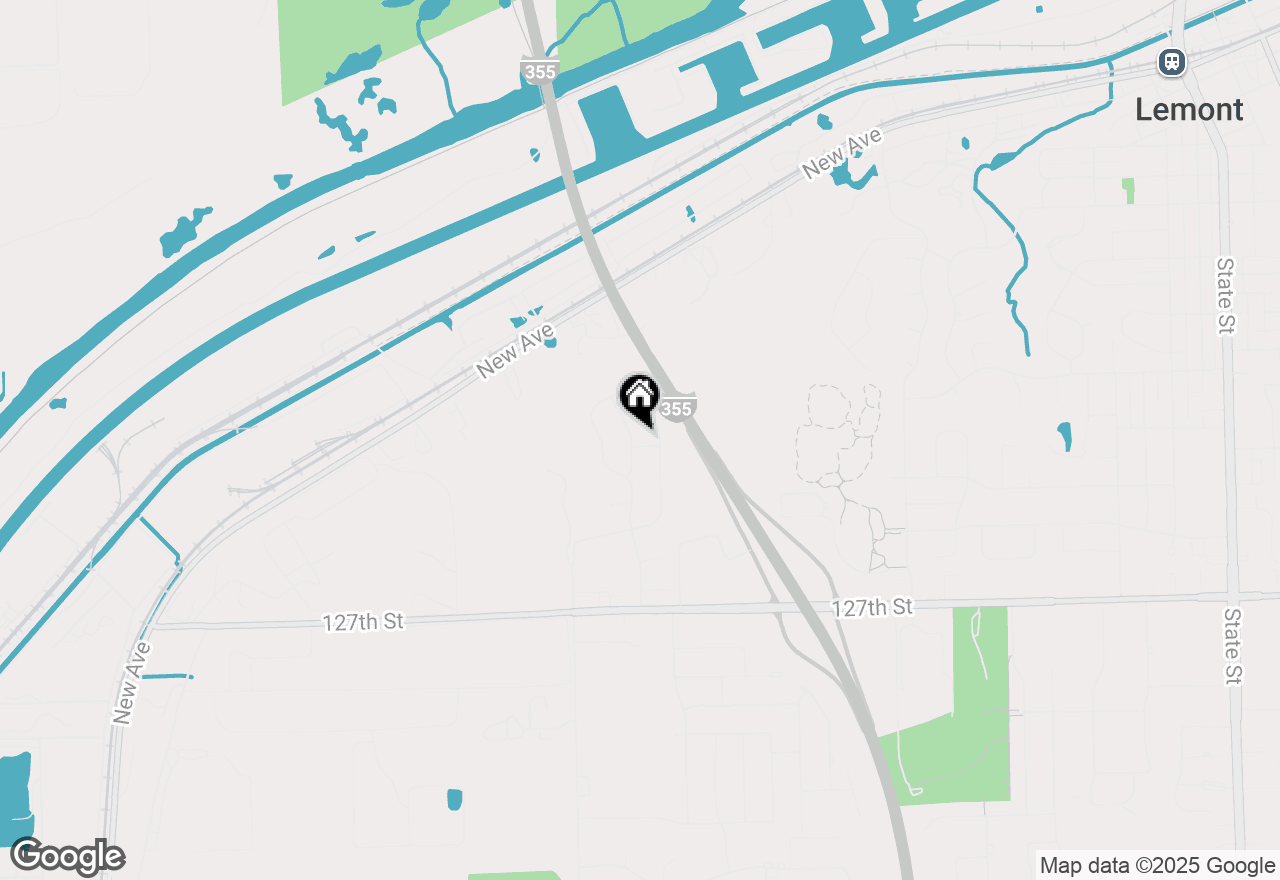 Map of 16676 Stratton Drive, Lemont, IL 60439