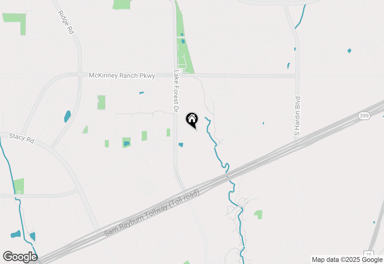 Map of 4849 Brantley Drive, Mckinney, TX 75070
