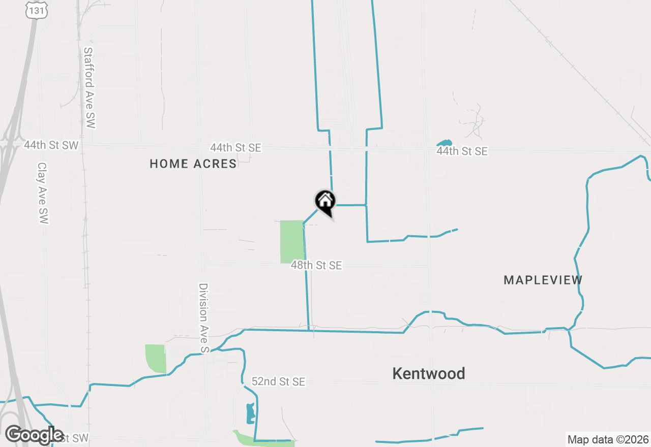 Map of 447 Stonehenge Street Se, Grand Rapids, MI 49548