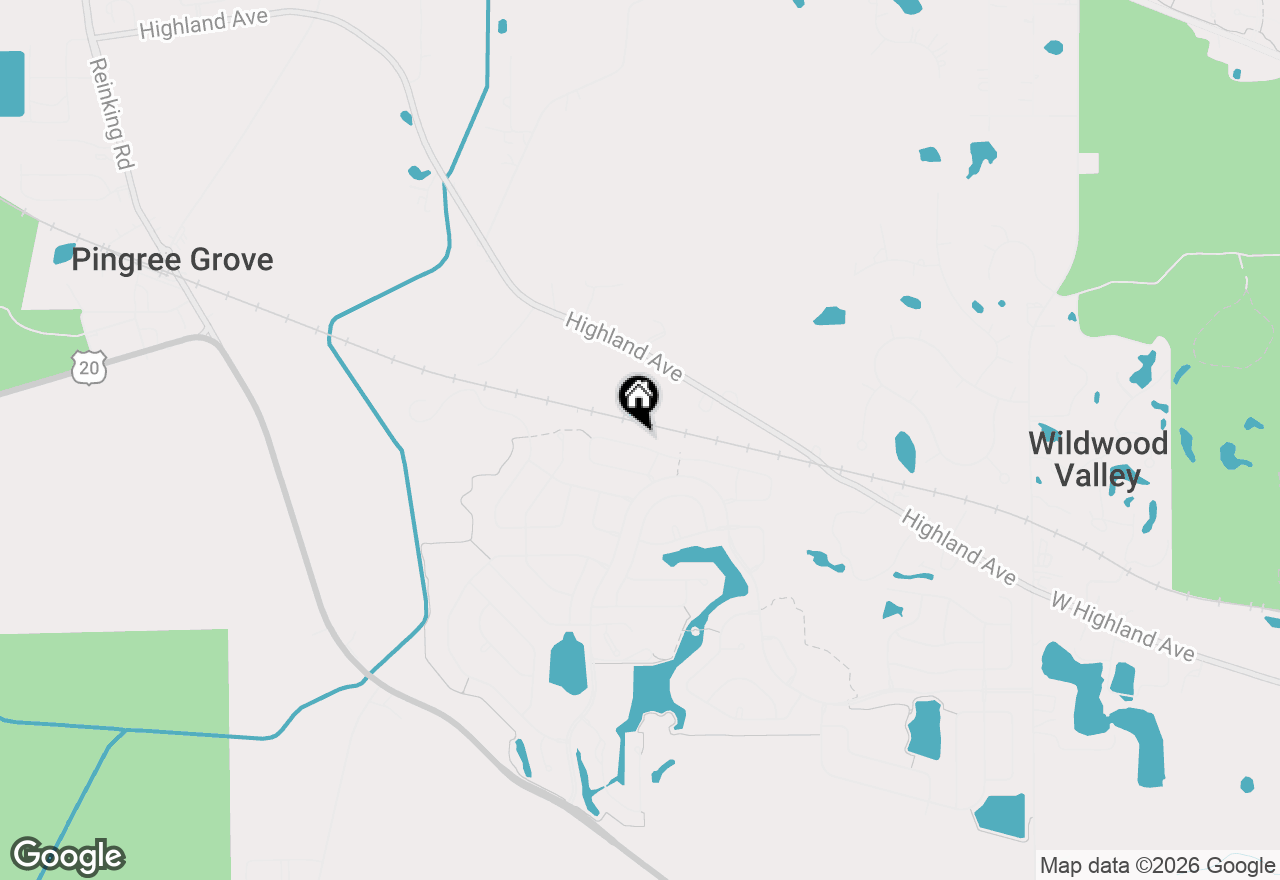 Map of 3694 Reddington Circle, Elgin, IL 60124