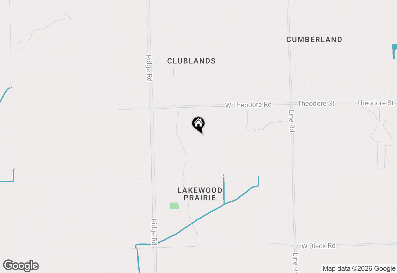 Map of 7601 Blueblossom Lane, Joliet, IL 60431