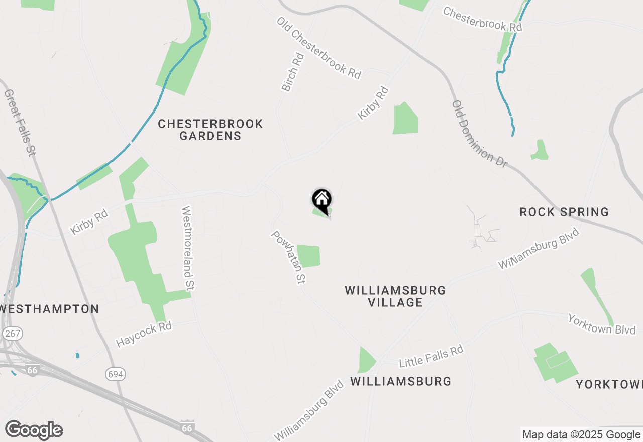 Map of 2013A Lorraine Avenue, Mclean, VA 22101