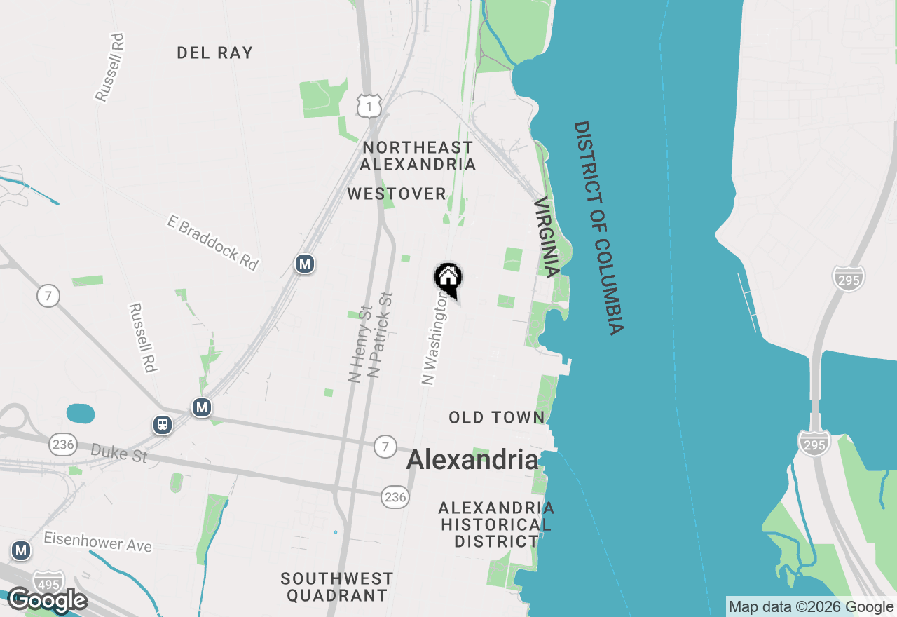 Map of 621 Wythe Street, Alexandria, VA 22314