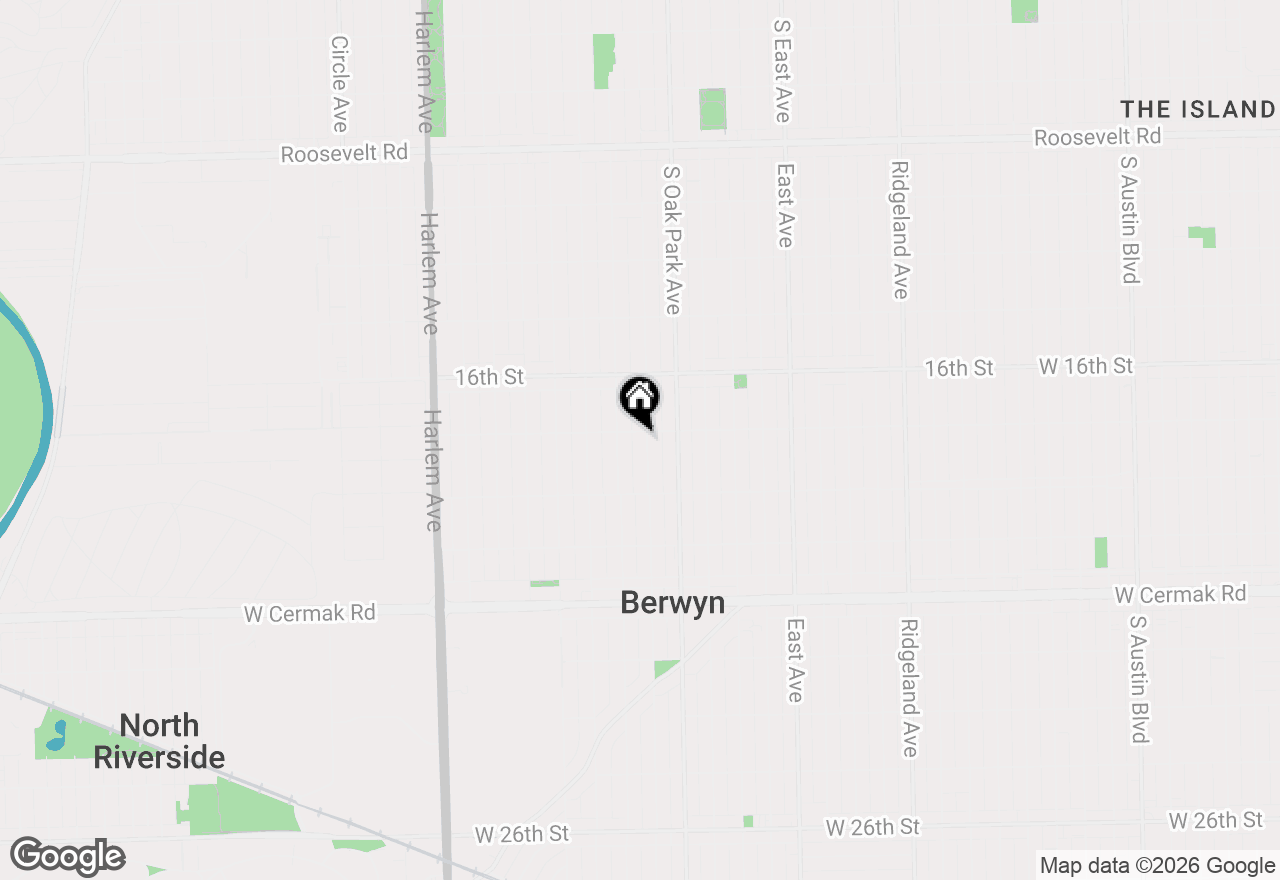 Map of 1806 Grove Avenue #1, Berwyn, IL 60402