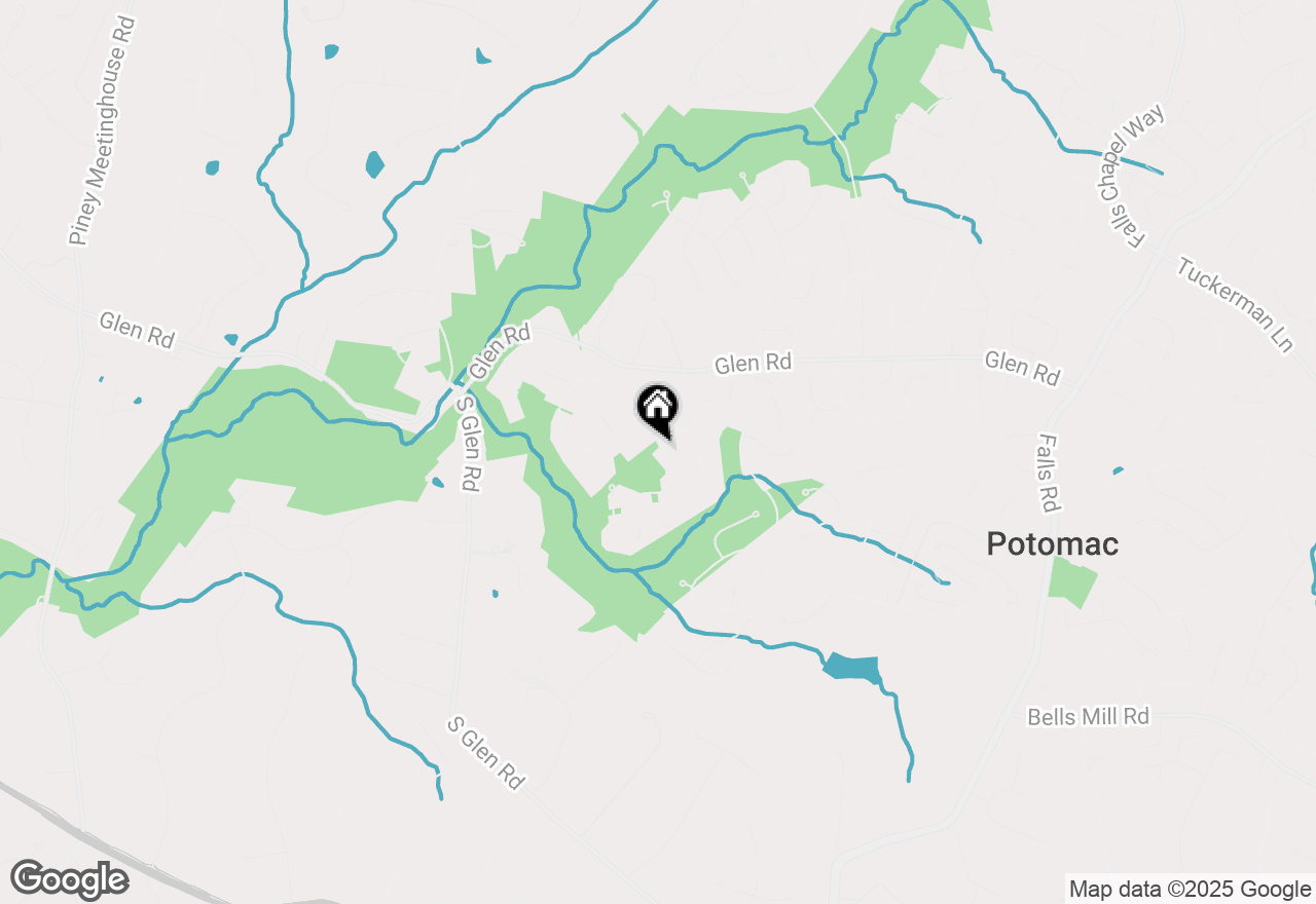 Map of 11452 Beechgrove Lane, Potomac, MD 20854