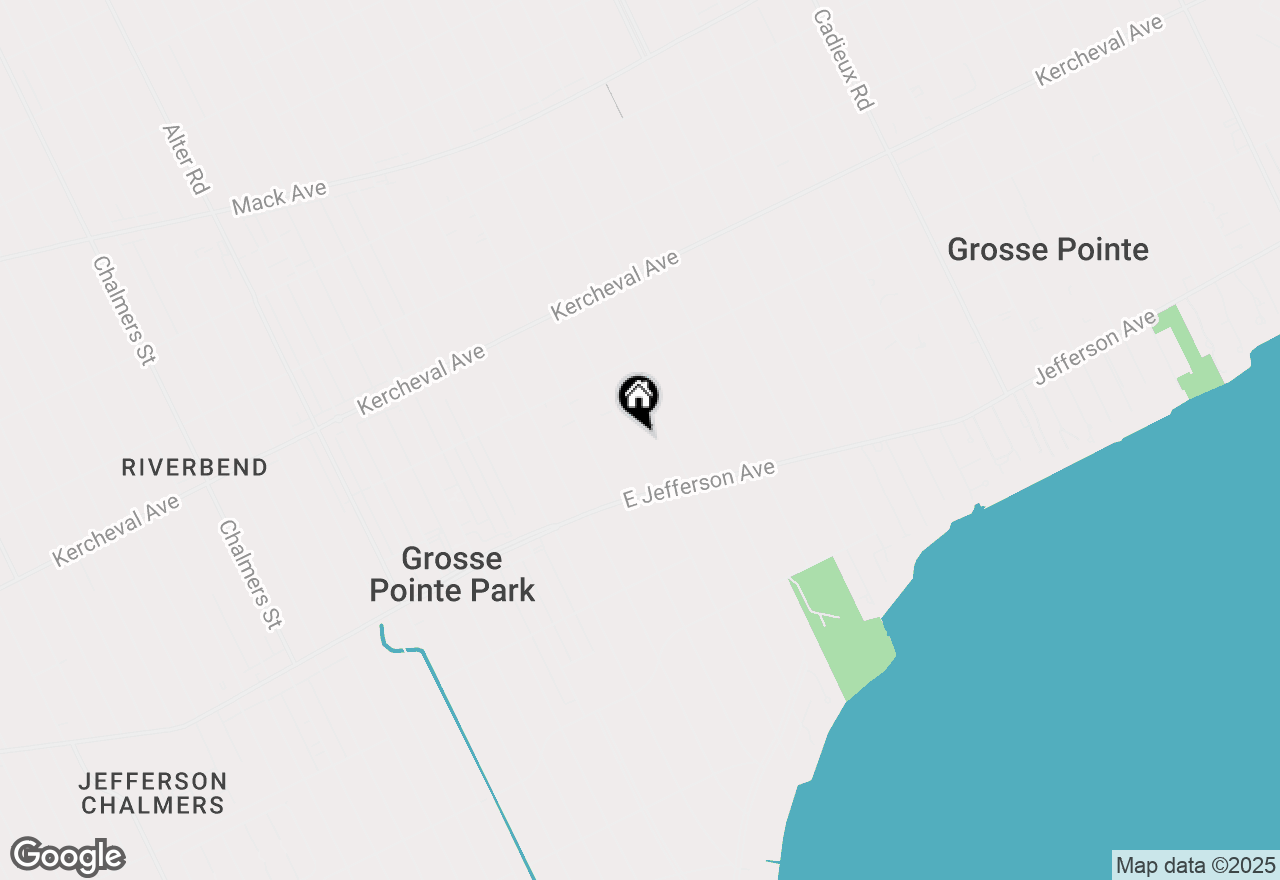 Map of 1010 Buckingham Road, Grosse Pointe Park, MI 48230