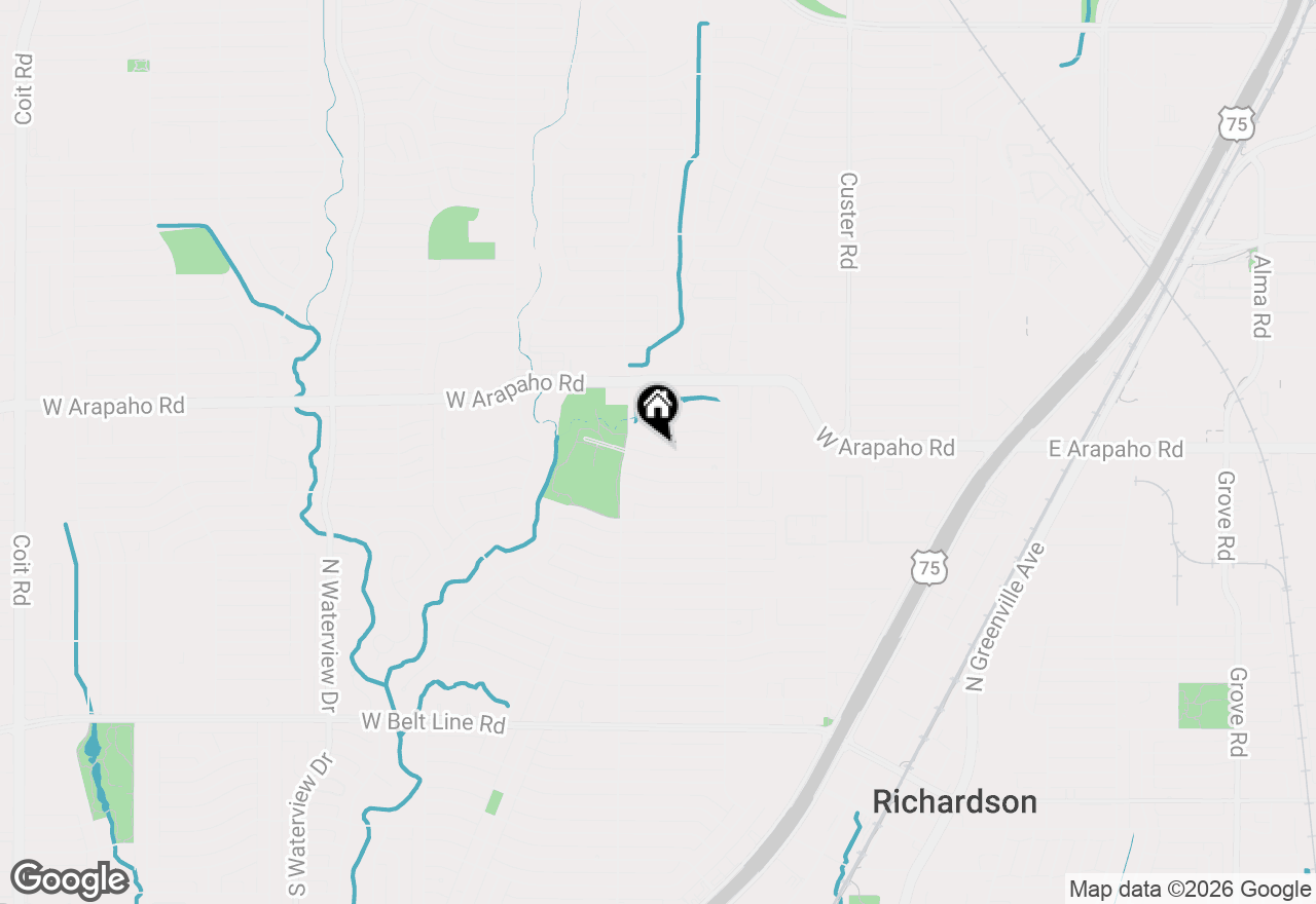 Map of 623 Opal Lane, Richardson, TX 75080