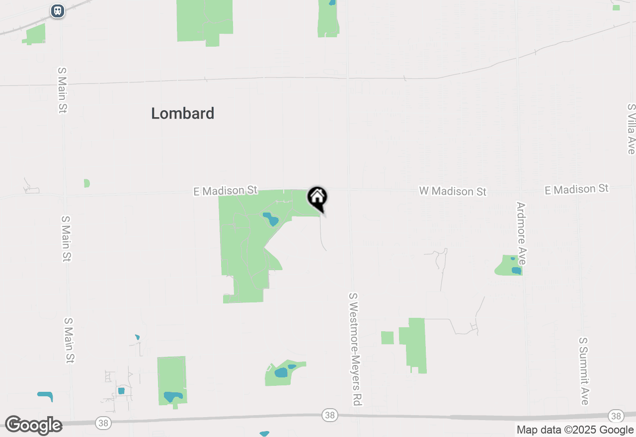 Map of 616 S Ahrens Avenue, Lombard, IL 60148