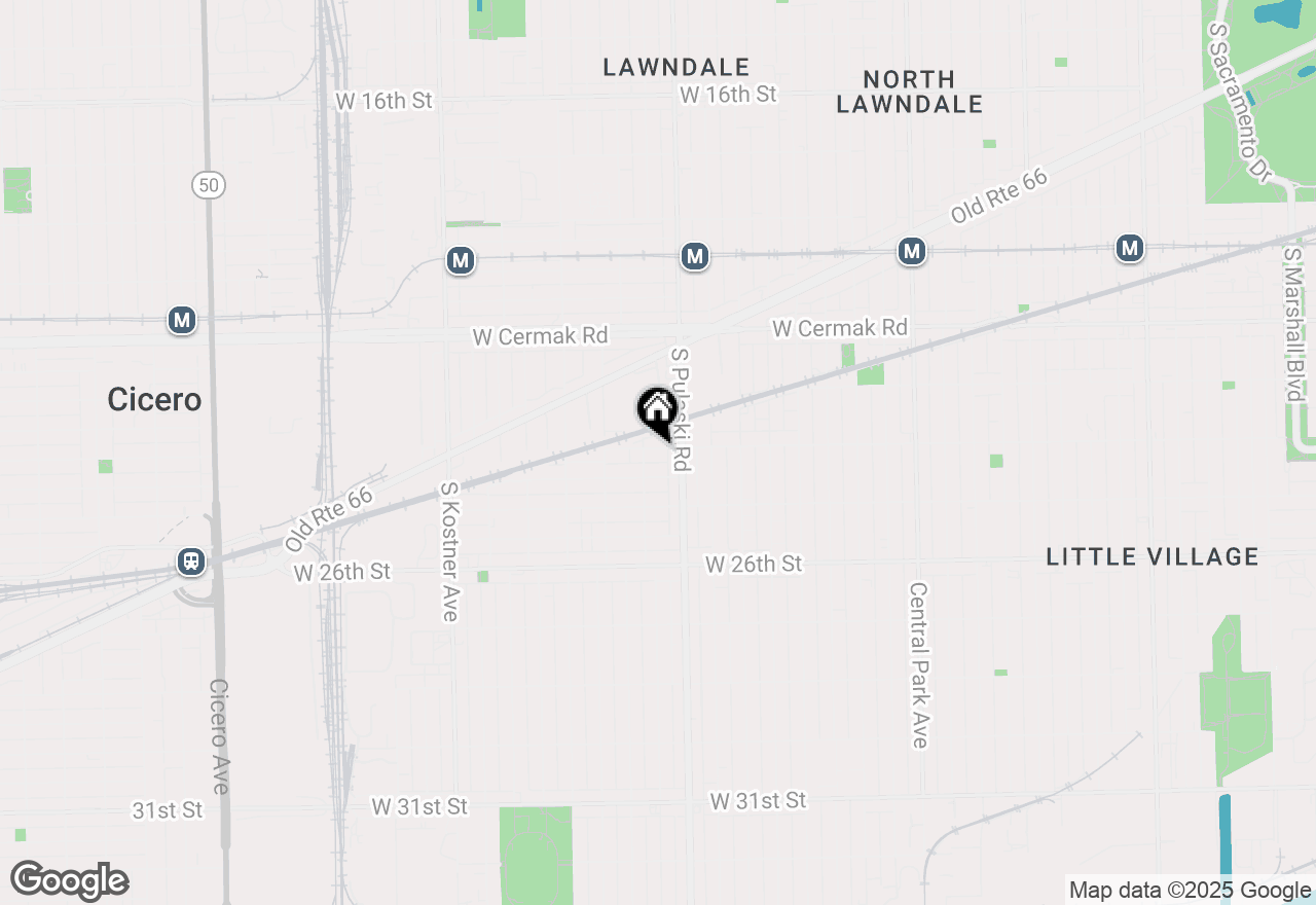 Map of 4025 W 24th Street, Chicago, IL 60623