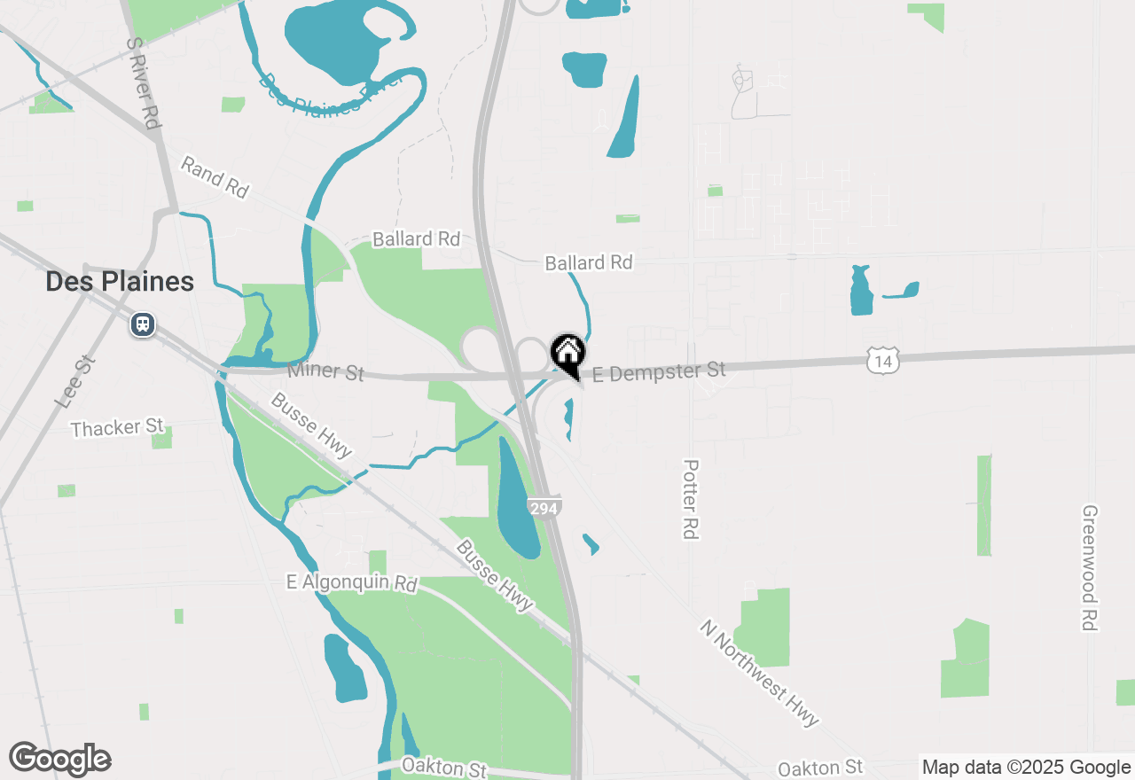 Map of 1715 Pavilion Way #206, Park Ridge, IL 60068