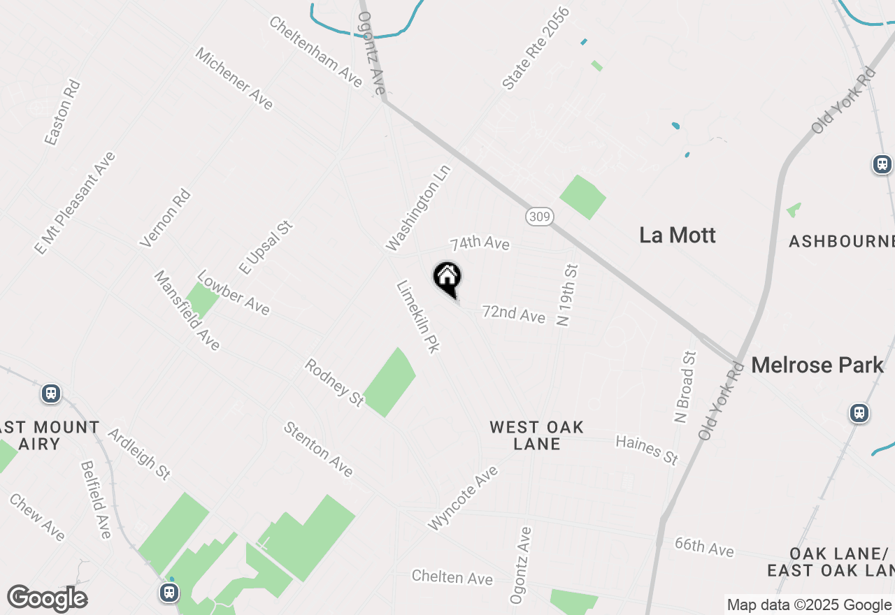 Map of 7224 Ogontz Avenue, Philadelphia, PA 19138