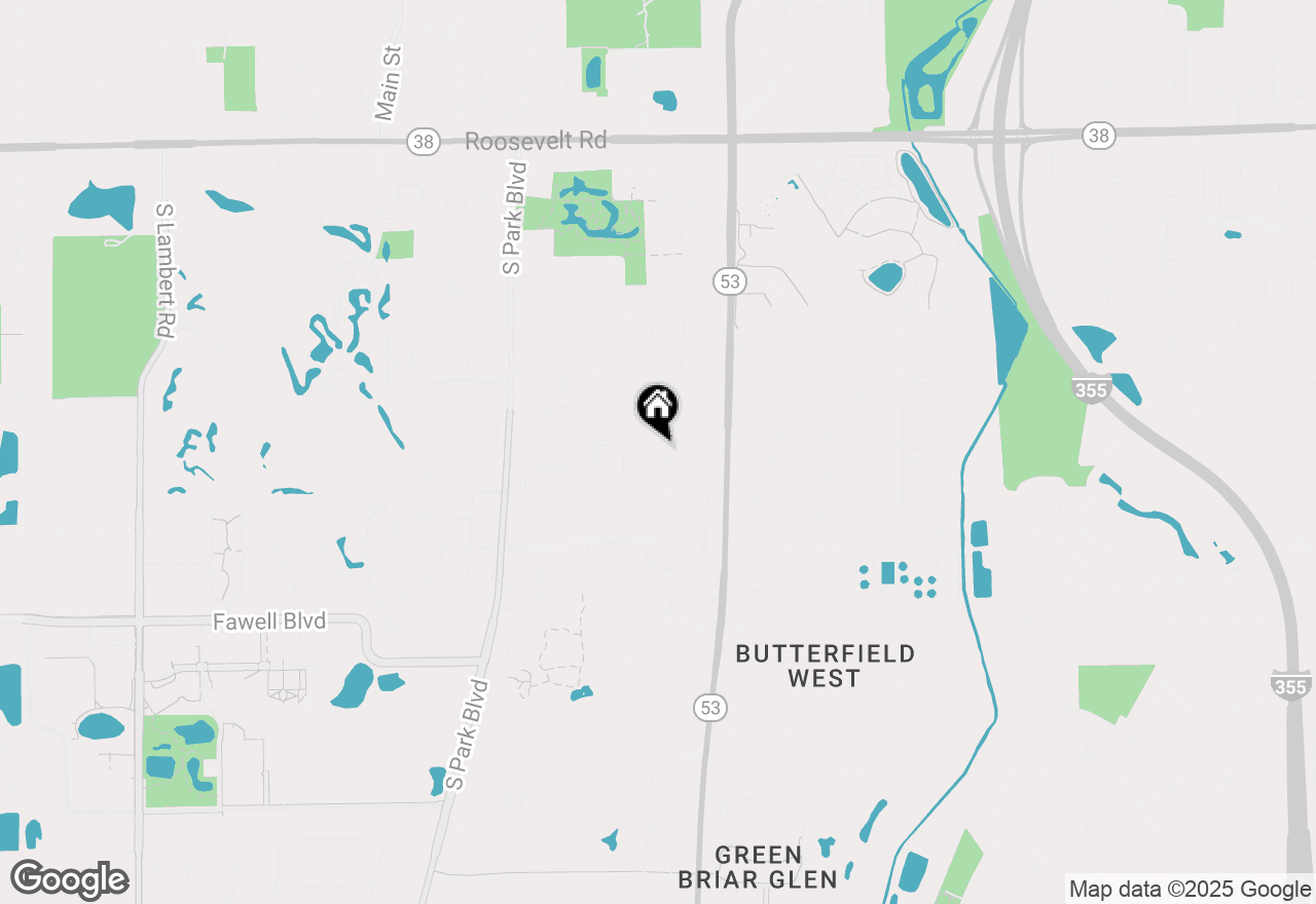 Map of 1s526 S Taylor Road, Glen Ellyn, IL 60134