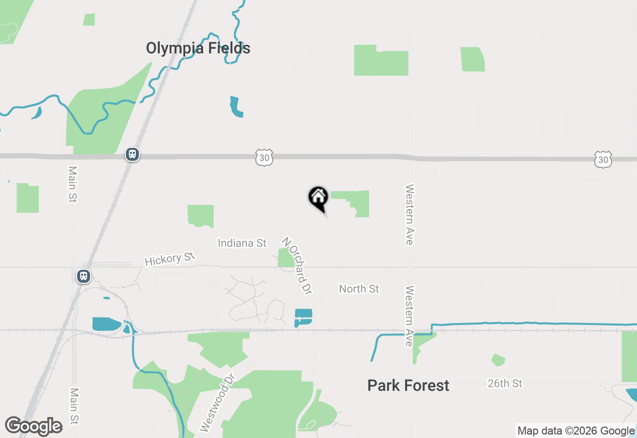 Map of 229 Illinois Street, Park Forest, IL 60466