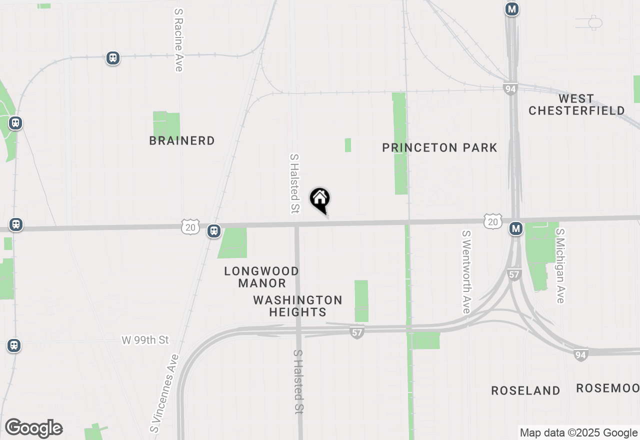 Map of 706 W 95th Street, Chicago, IL 60628