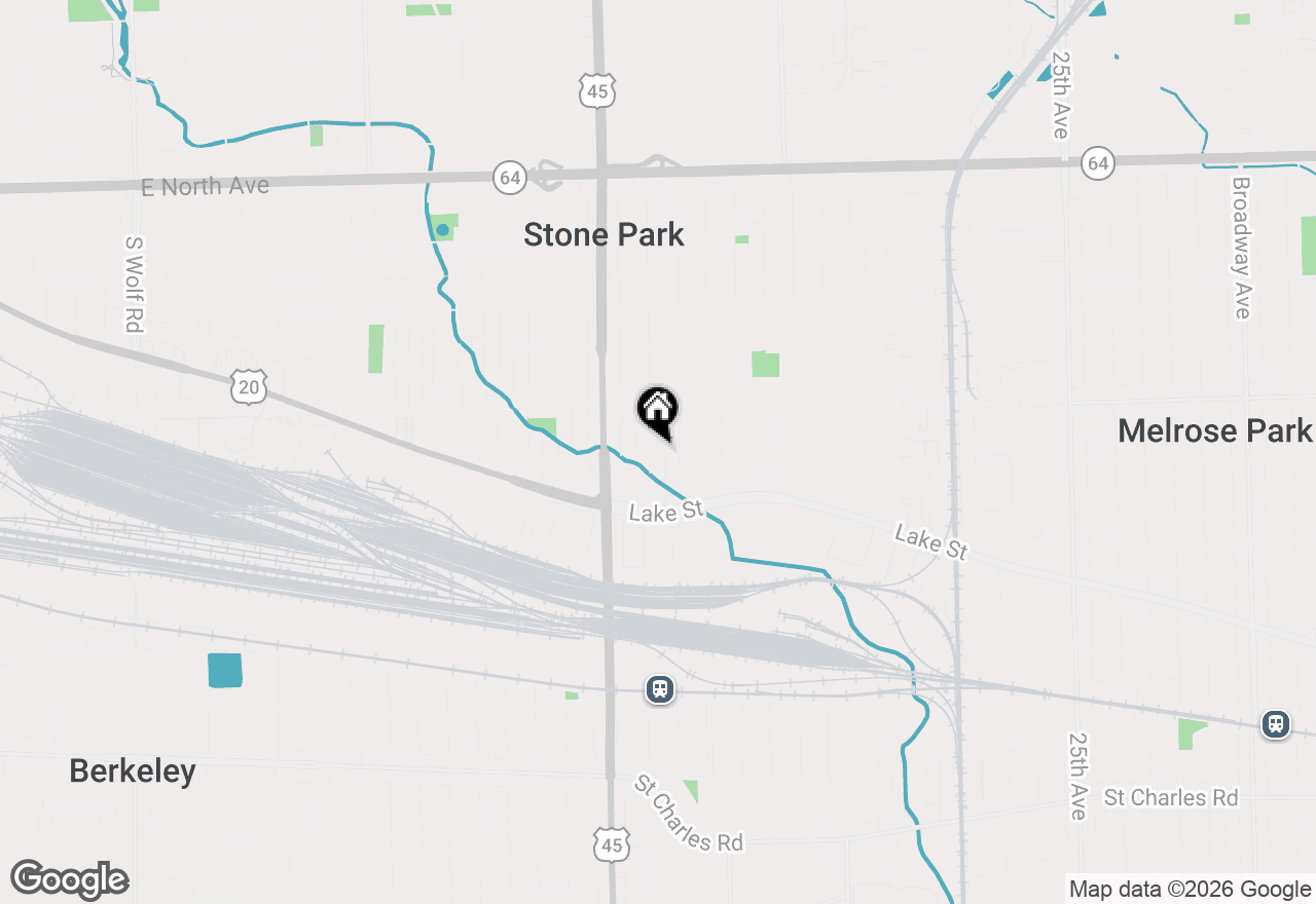 Map of 1530 N 39th Avenue, Stone Park, IL 60165