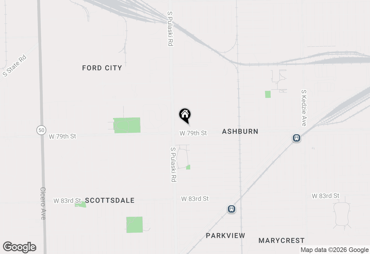 Map of 3848 W Myrick Street, Chicago, IL 60652