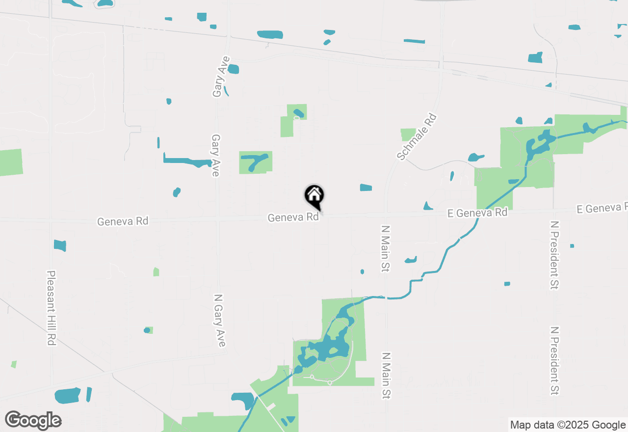 Map of 0n720 Darling Street, Wheaton, IL 60187