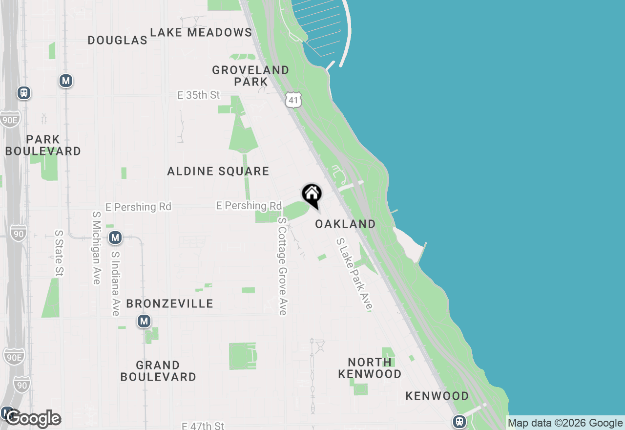 Map of 3945 S Ellis Avenue #3N, Chicago, IL 60653