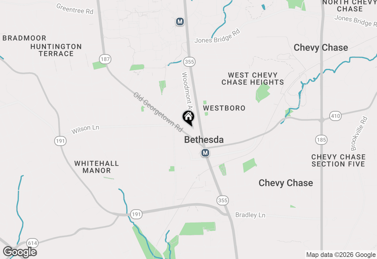 Map of 7710 Woodmont Avenue #204, Bethesda, MD 20814