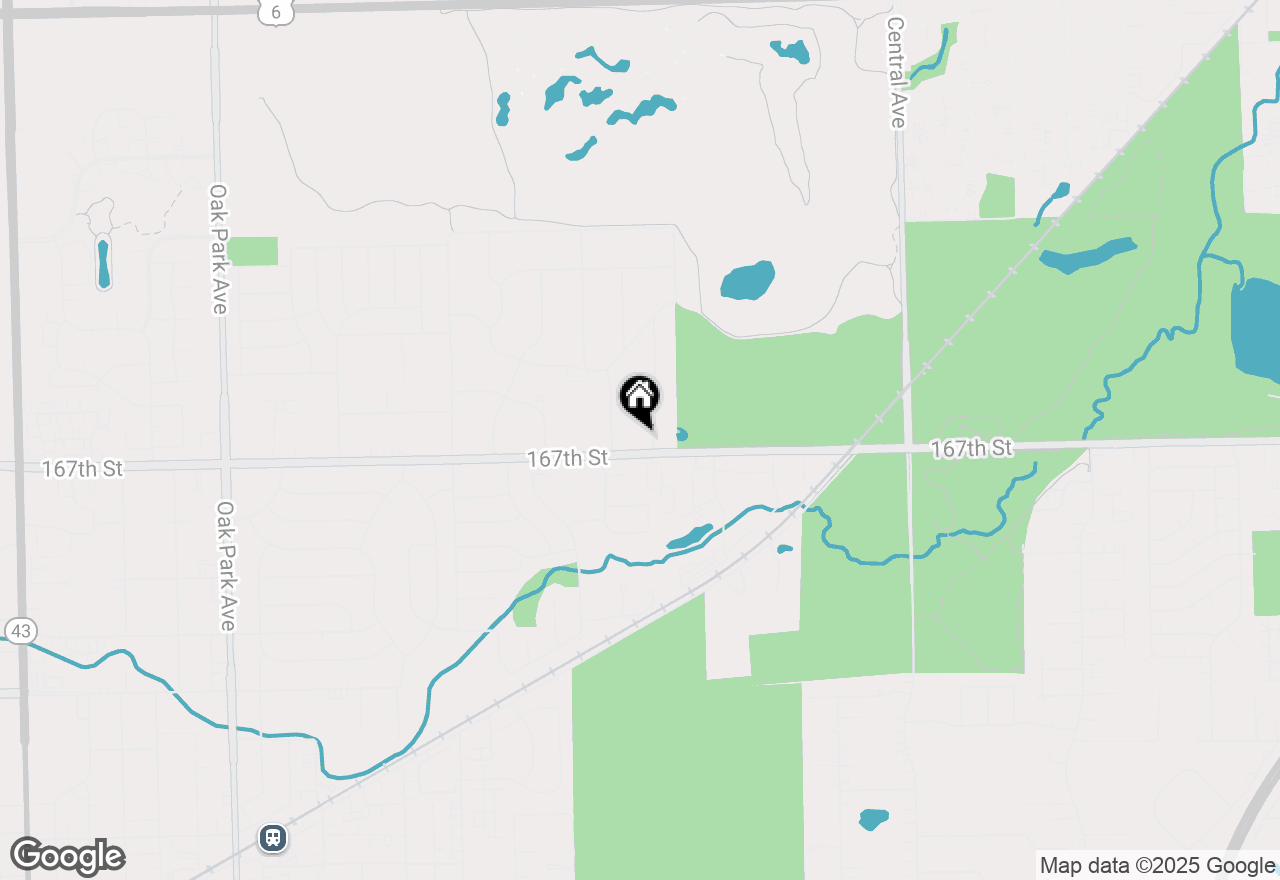 Map of 16650 Fulton Terrace, Tinley Park, IL 60477