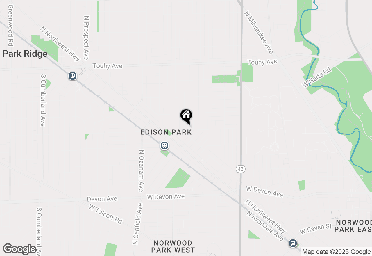 Map of 6807 N Oleander Avenue, Chicago, IL 60631