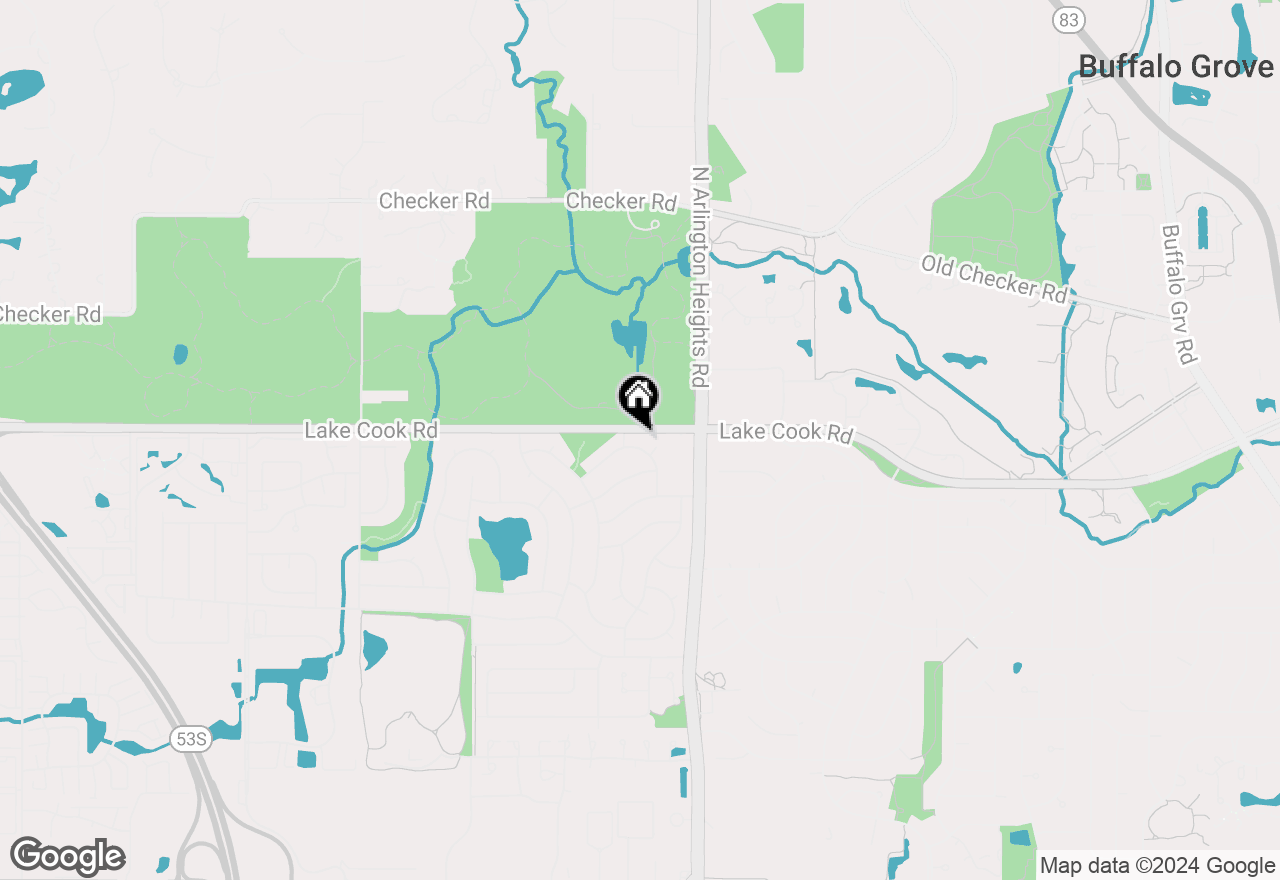 Map of 4245 N Highland Avenue, Arlington Heights, IL 60004