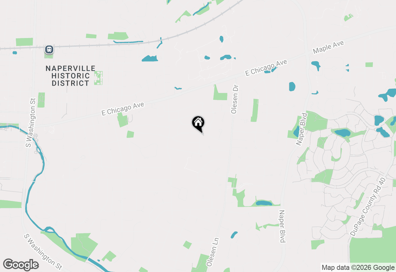 Map of 305 Richard Road, Naperville, IL 60540