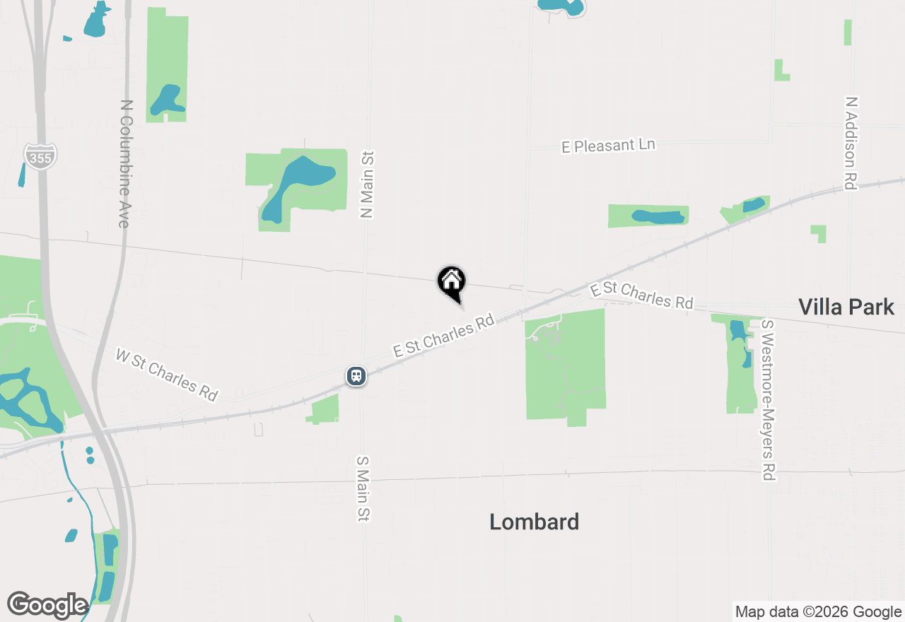 Map of 26 N Craig Place, Lombard, IL 60148