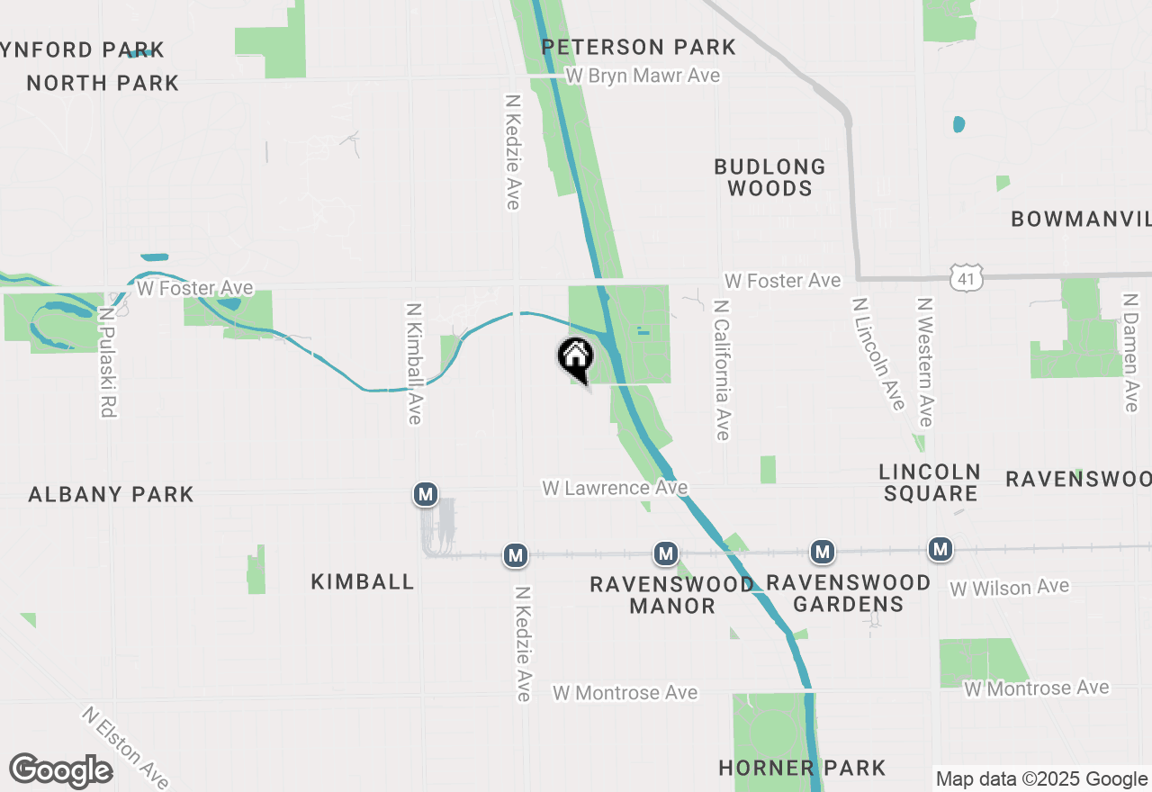 Map of 4949 N Albany Avenue #1, Chicago, IL 60625