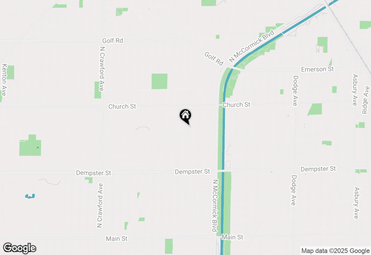 Map of 9039 Lincolnwood Drive, Evanston, IL 60203