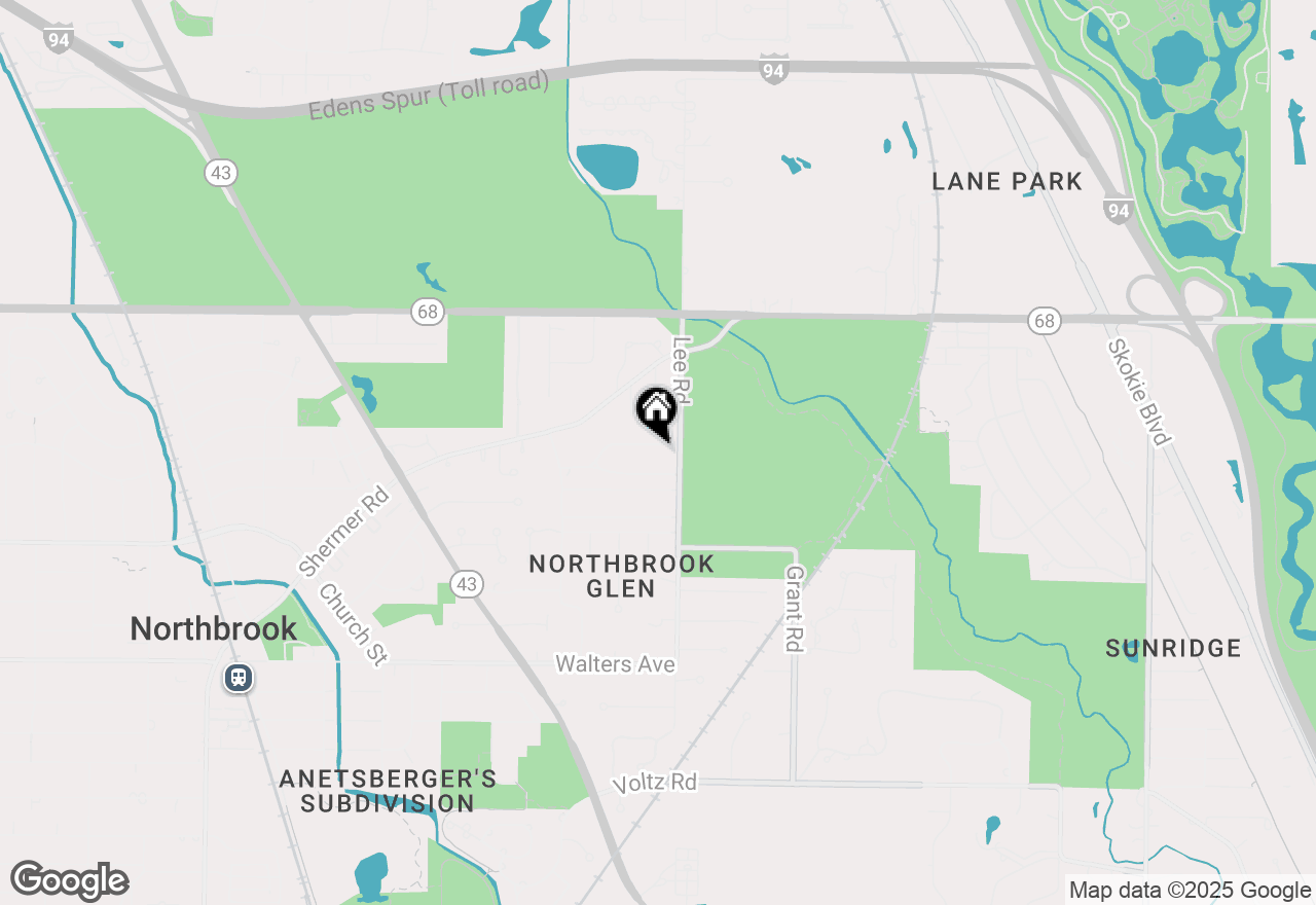 Map of 1219 Ridgewood Drive, Northbrook, IL 60062