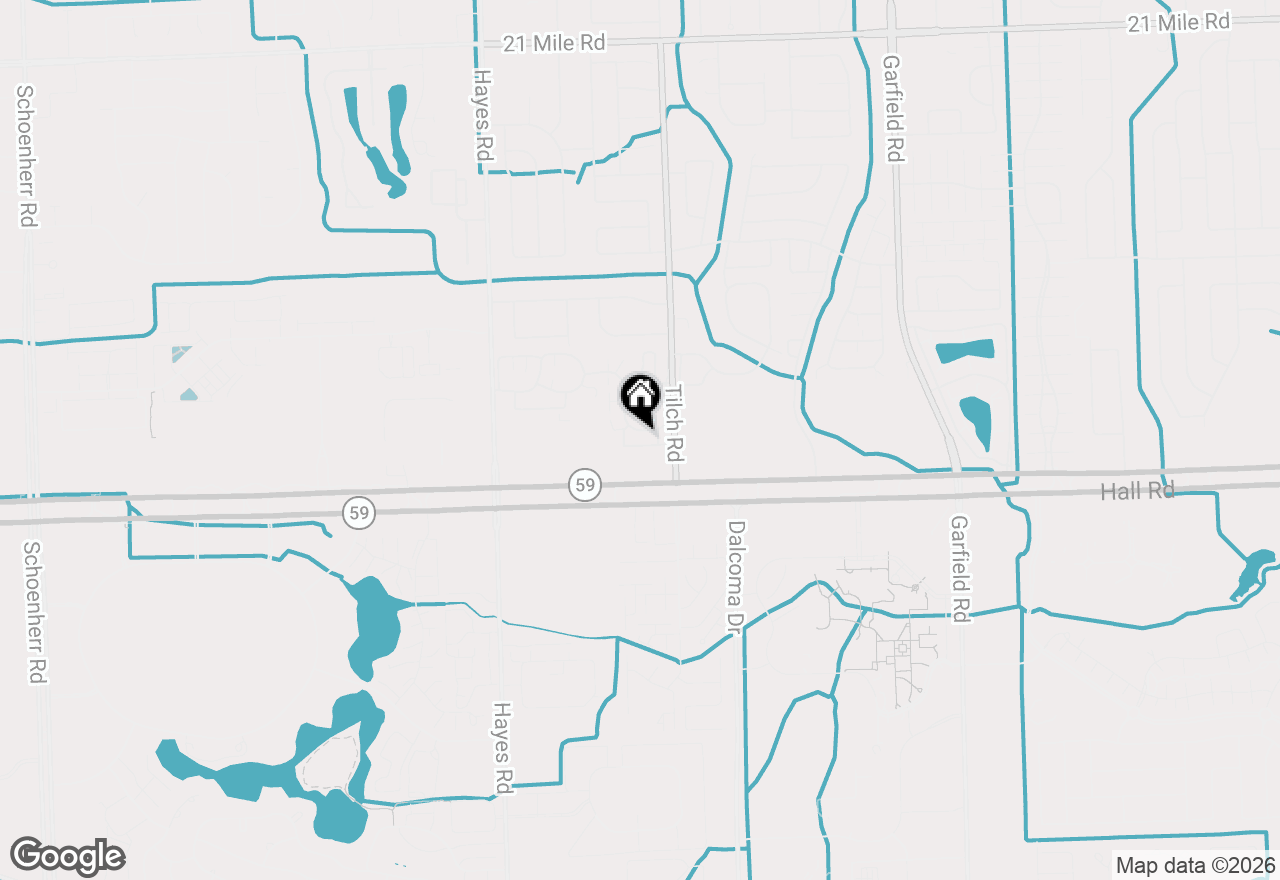 Map of 15769 Balfour Drive #22, Macomb, MI 48044