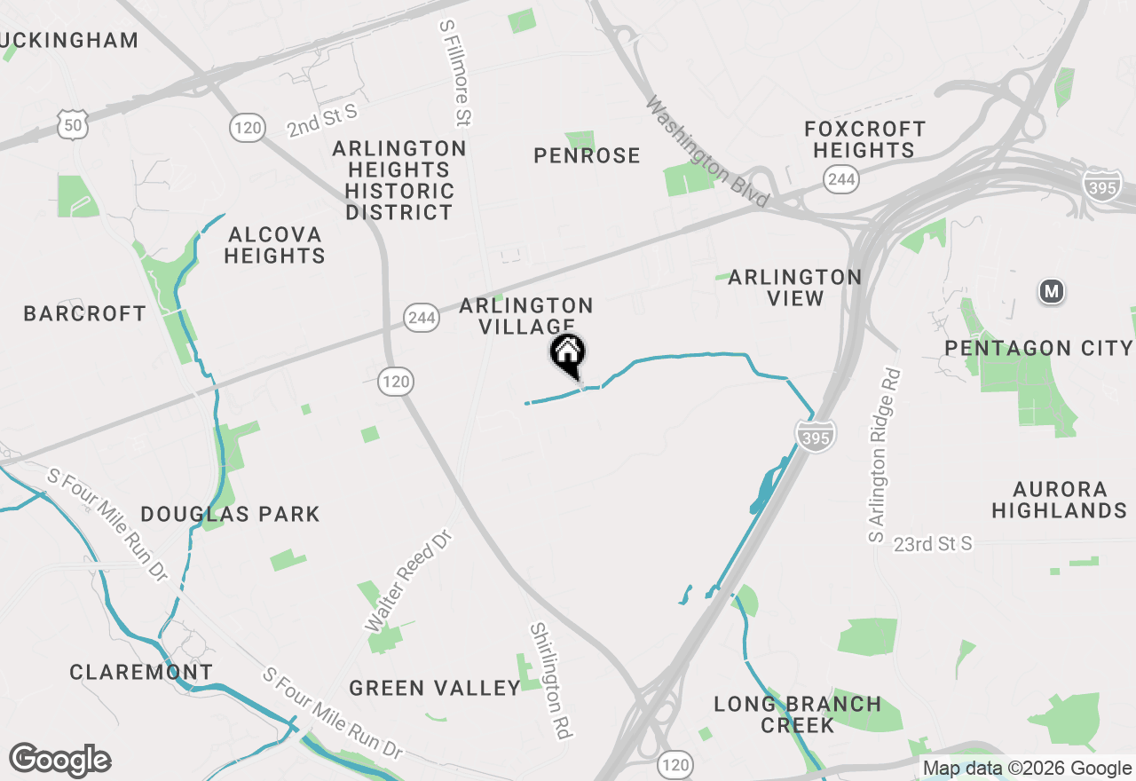 Map of 1414 S Barton Street #453, Arlington, VA 22204